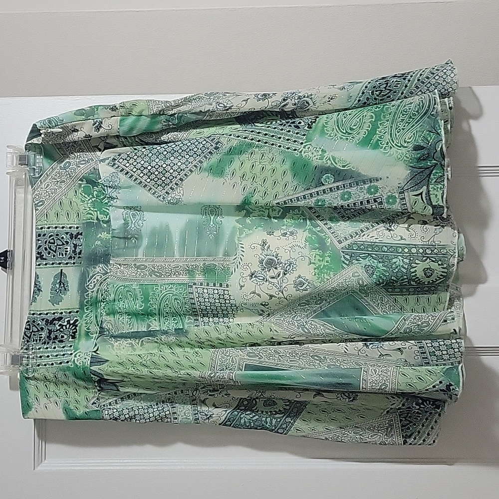 Green skirt